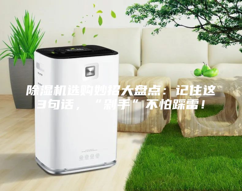除濕機(jī)選購(gòu)妙招大盤點(diǎn):記住這3句話,“剁手”不怕踩雷!