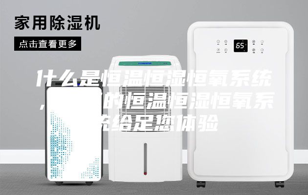 什么是恒溫恒濕恒氧系統,真正的恒溫恒濕恒氧系統給足您體驗