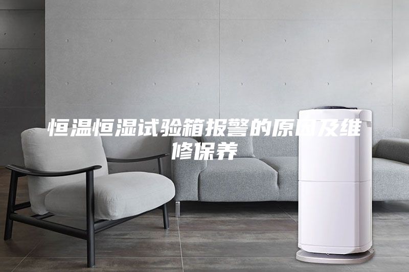 恒溫恒濕試驗箱報警的原因及維修保養(yǎng)
