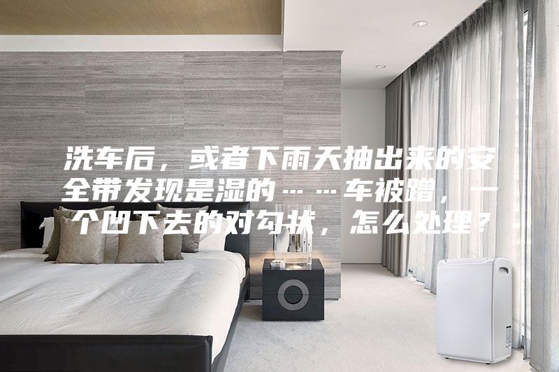 洗車后,或者下雨天抽出來(lái)的安全帶發(fā)現(xiàn)是濕的……車被蹭,一個(gè)凹下去的對(duì)勾狀,怎么處理?