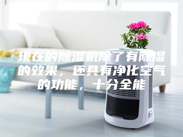 現在的除濕機除了有除濕的效果，還具有凈化空氣的功能，十分全能
