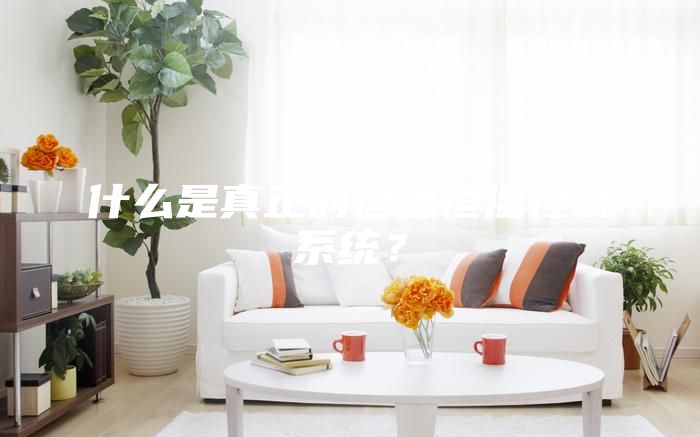 什么是真正的恒溫恒濕恒氧系統？